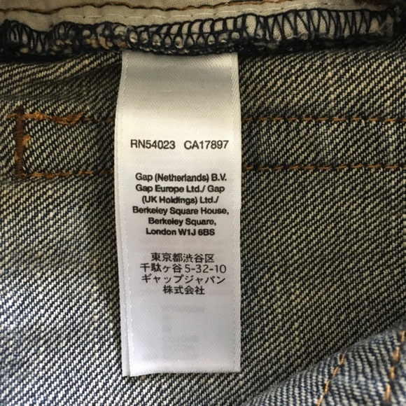 Boys Gap Kids Denim Jeans Slim Straight Adjustable Waist Blue Sz 8 Dark Wash NWT - Picture 10 of 16